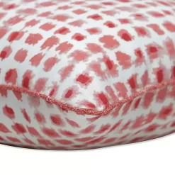 Kirklands Home Outdoor Cushions & Pillows|Coral Dotted Outdoor Lumbar Pillows, Set of 2