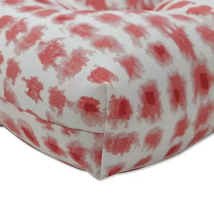Kirklands Home Outdoor Cushions & Pillows|Coral Dotted 2-pc. Outdoor Chair Cushion Set