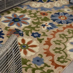 Kirklands Home Outdoor Rugs|Coraline Outdoor Area Rug, 6x9 Multi