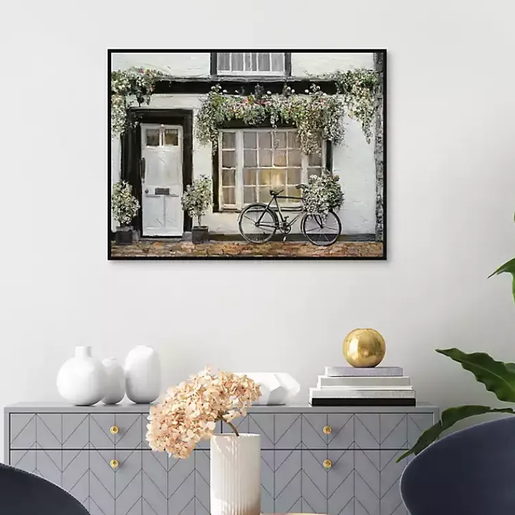 Kirklands Home Canvas Art|Cottage Charm Framed Canvas Art Print