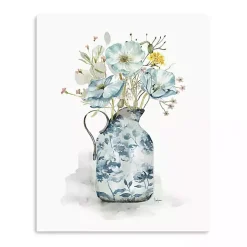 Kirklands Home Canvas Art|Cottage Garden Blues I Canvas Art Print