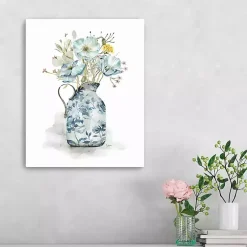 Kirklands Home Canvas Art|Cottage Garden Blues I Canvas Art Print