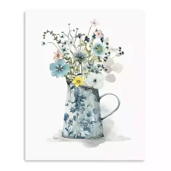 Kirklands Home Canvas Art|Cottage Garden Blues II Canvas Art Print