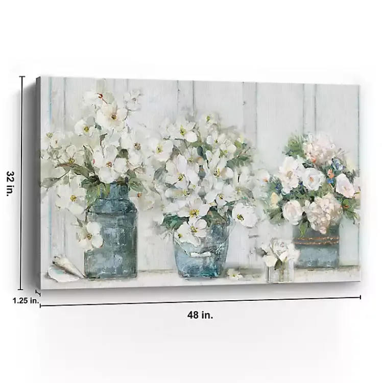 Kirklands Home Canvas Art|Cottage Mantle Canvas Art Print