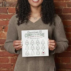 Sale Countdown to Christmas Dry Erase Board, 8x8 in. Christmas Art & Wall Decor