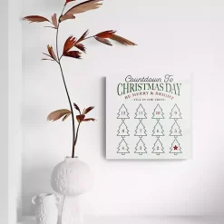 Sale Countdown to Christmas Dry Erase Board, 8x8 in. Christmas Art & Wall Decor