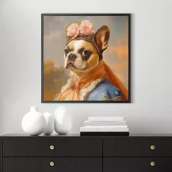 Kirklands Home Canvas Art|Countess Claudette Cuddleworth Framed Art Print Multi