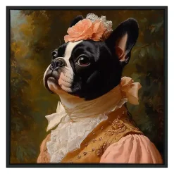 Kirklands Home Canvas Art|Countess Colette Charmington Framed Art Print Multi