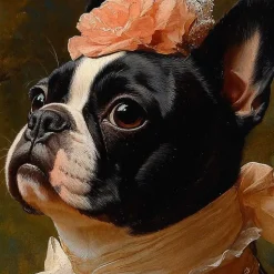 Kirklands Home Canvas Art|Countess Colette Charmington Framed Art Print Multi