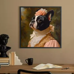 Kirklands Home Canvas Art|Countess Colette Charmington Framed Art Print Multi