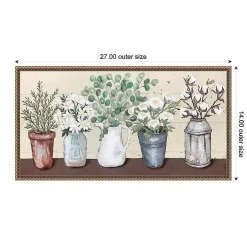 Kirklands Home Canvas Art|Country Cuttings Framed Canvas Art Print