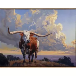 Kirklands Home Canvas Art|Country Hill Monarch Framed Canvas Art Print