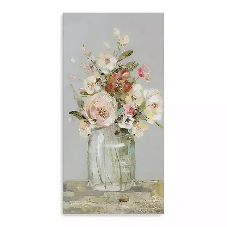 Kirklands Home Canvas Art|Country Time Arrangement Canvas Art Print Gray