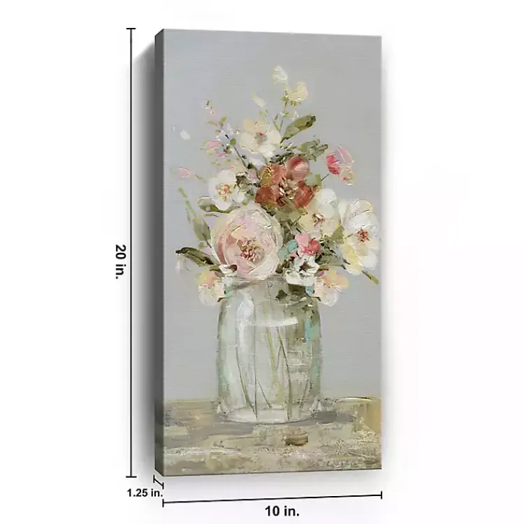Kirklands Home Canvas Art|Country Time Arrangement Canvas Art Print Gray