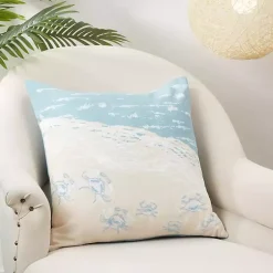 Outlet Crabs by the Sea Throw Pillow Pillows