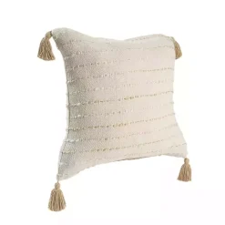 New Cream & Neutral Ombre Dash Throw Pillow Pillows