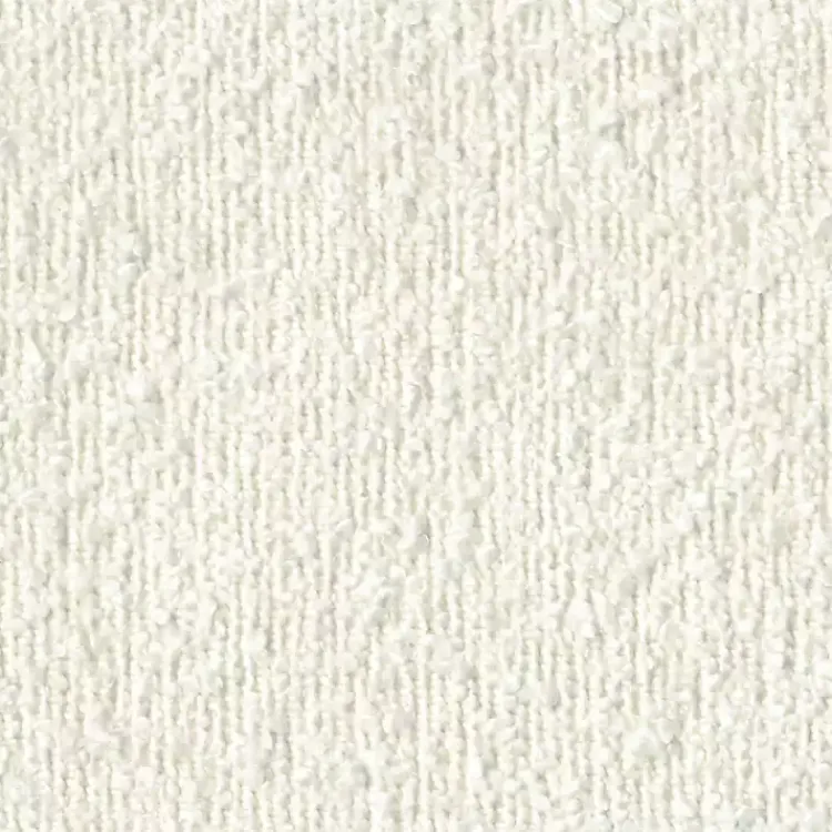 Kirklands Home Benches & Ottomans|Cream Boucle Arch Ottoman White