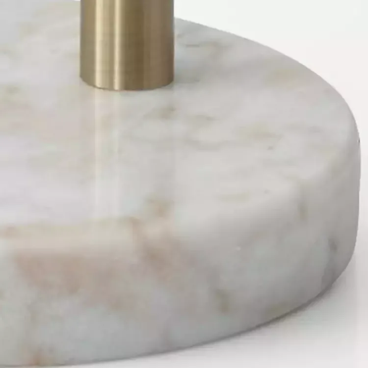 Kirklands Home Floor Lamps|Cream Bowman Arched Floor Lamp White