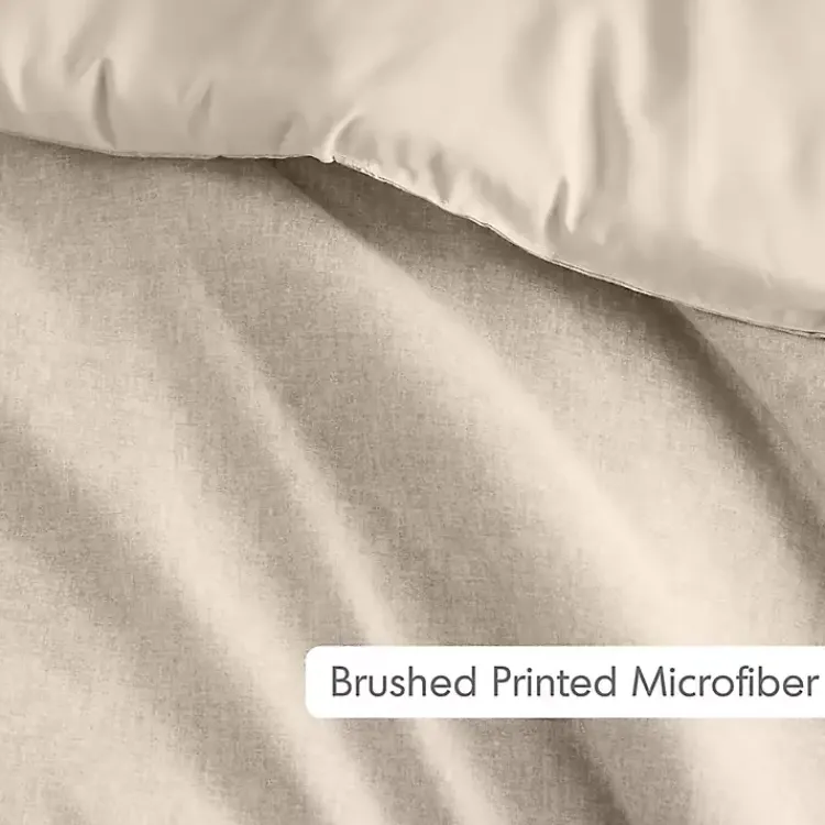 Kirklands Home Comforters|Cream Chambray 3-pc. Full/Queen Comforter Set Ivory