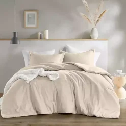 Kirklands Home Comforters|Cream Chambray 3-pc. King Comforter Set Ivory