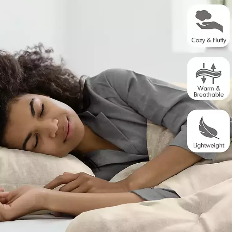 Kirklands Home Comforters|Cream Chambray 2-pc. Twin/Twin XL Comforter Set Ivory