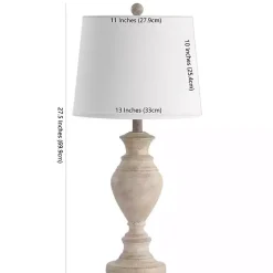 Kirklands Home Table Lamps|Cream Classic Curve Table Lamp White