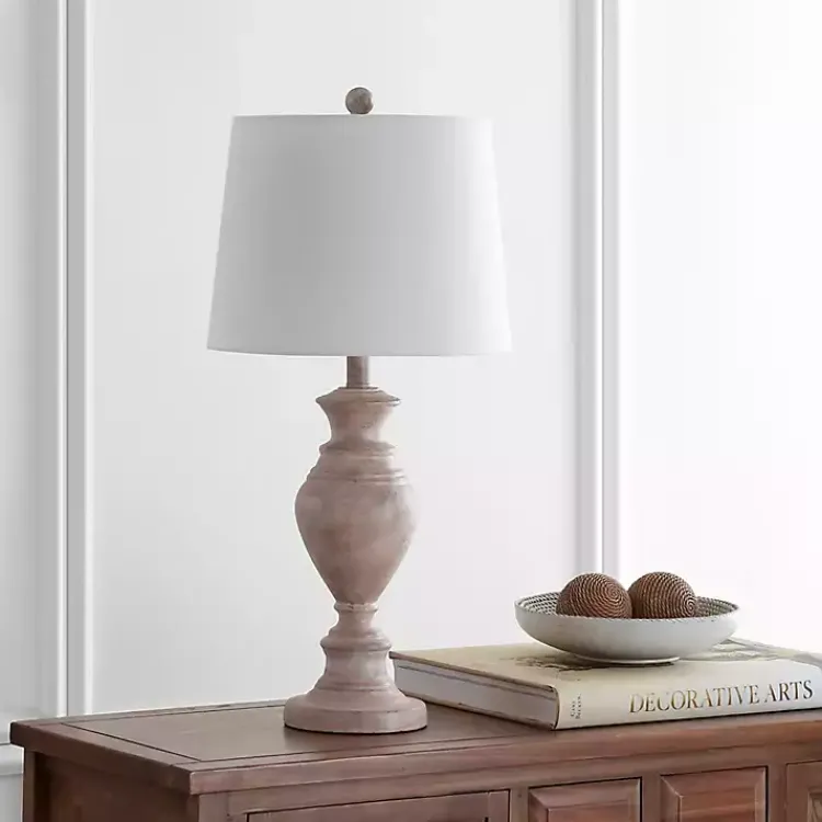 Kirklands Home Table Lamps|Cream Classic Curve Table Lamp White