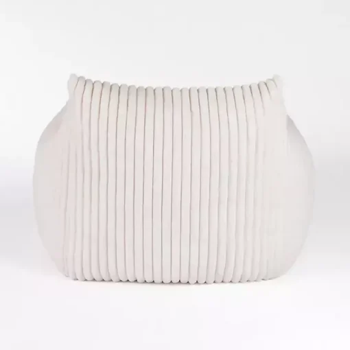 Kirklands Home Accent Chairs|Cream Comfy Foam Lounge Chair White