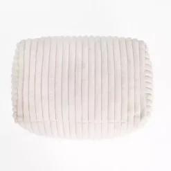 Kirklands Home Benches & Ottomans|Cream Comfy Foam Lounge Ottoman White