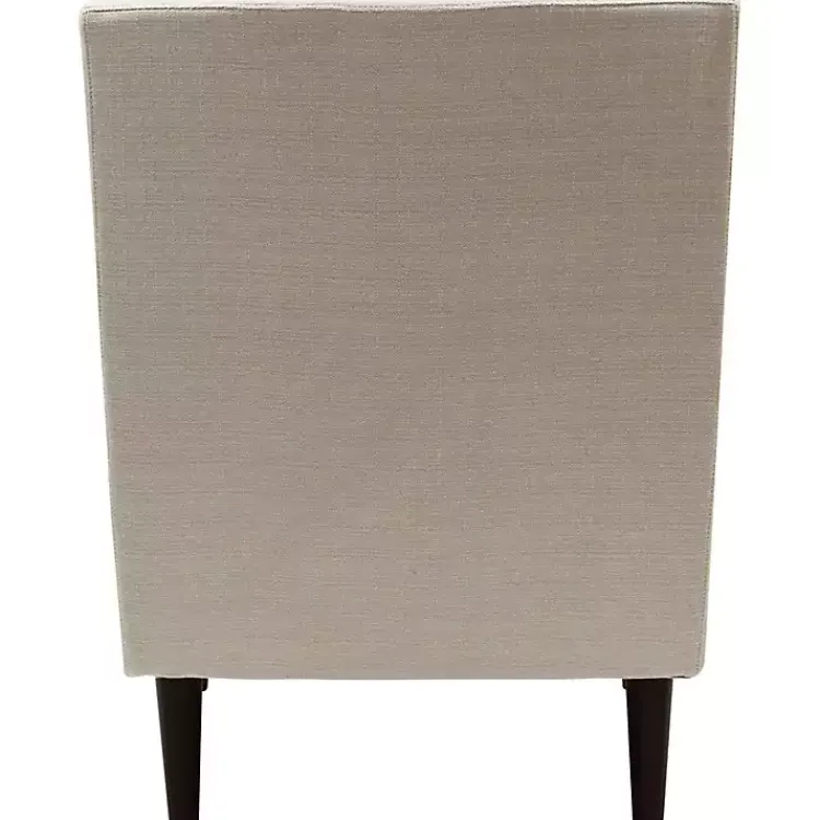 Kirklands Home Accent Chairs|Cream Ellen Rolled Arms Accent Chair White