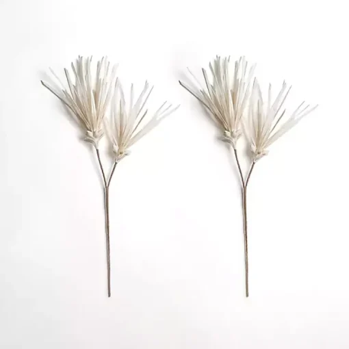 Clearance Cream Foam Floral Sprays, Set of 2 Stems & Bouquets