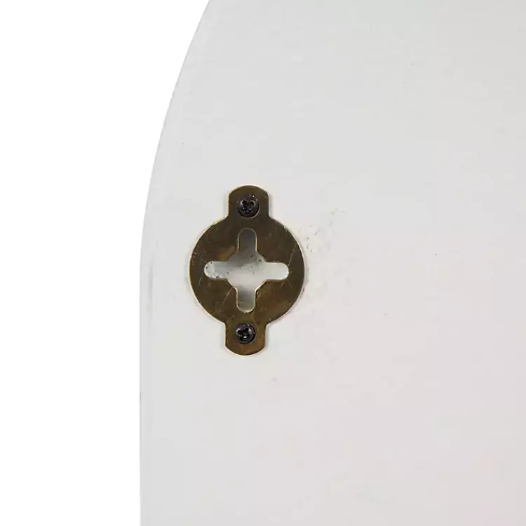 Kirklands Home Shelves|Cream Geometric Arch Wall Shelf