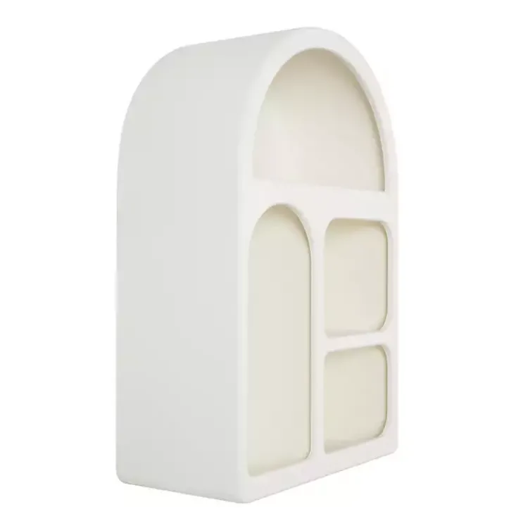 Kirklands Home Shelves|Cream Geometric Arch Wall Shelf