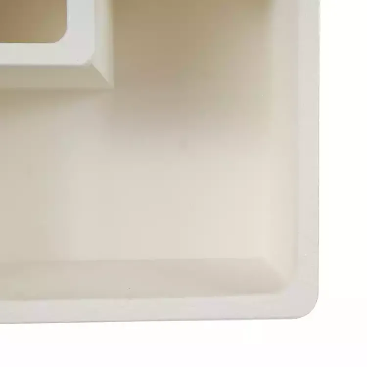 Kirklands Home Shelves|Cream Geometric 5-Section Wall Shelf