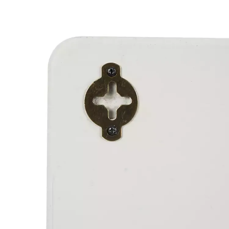 Kirklands Home Shelves|Cream Geometric 5-Section Wall Shelf