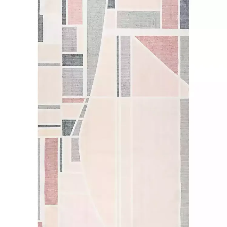 Kirklands Home Area Rugs|Cream Geometric Shapes Washable Area Rug, 8x10