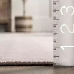 Kirklands Home Area Rugs|Cream Geometric Shapes Washable Area Rug, 8x10