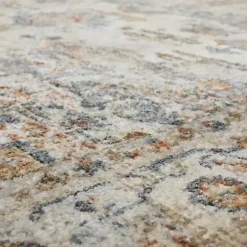 Kirklands Home Area Rugs|Cream Hartley Medallion Area Rug, 6x9 Ivory