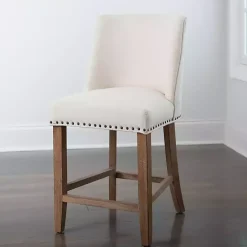 Kirklands Home Bar Stools & Counter Height Stools|Cream Julia Counter Stool Ivory