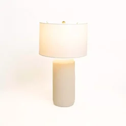 Kirklands Home Table Lamps|Cream Louise Table Lamp White