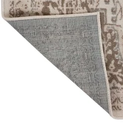 Kirklands Home Area Rugs|Cream Medallion Area Rug, 5x8 Ivory