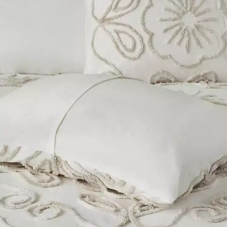 Kirklands Home Comforters|Cream Medallion California King Comforter Set White