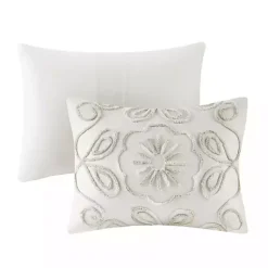 Kirklands Home Comforters|Cream Medallion California King Comforter Set White