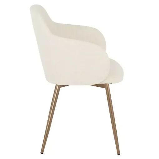 Kirklands Home Accent Chairs|Cream Modern Accent Chairs, Set of 2 White
