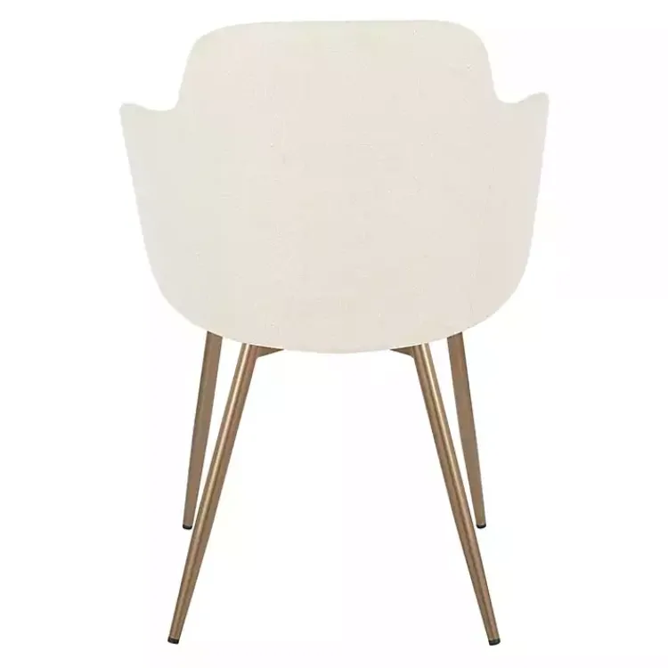 Kirklands Home Accent Chairs|Cream Modern Accent Chairs, Set of 2 White