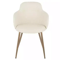 Kirklands Home Accent Chairs|Cream Modern Accent Chairs, Set of 2 White