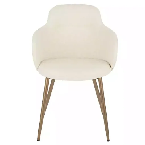 Kirklands Home Accent Chairs|Cream Modern Accent Chairs, Set of 2 White
