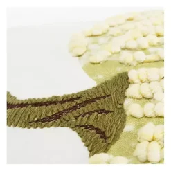 Hot Cream Pumpkin with Stem Harvest Throw Pillow Fall