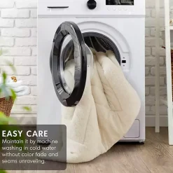 Kirklands Home Comforters|Cream Quilted Teddy 3-pc. Full/Queen Comforter Set Ivory