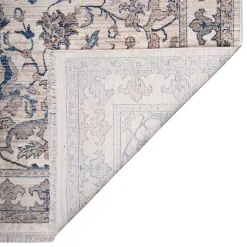 Kirklands Home Area Rugs|Cream Royal Motif Wilson Floor Runner, 2x10